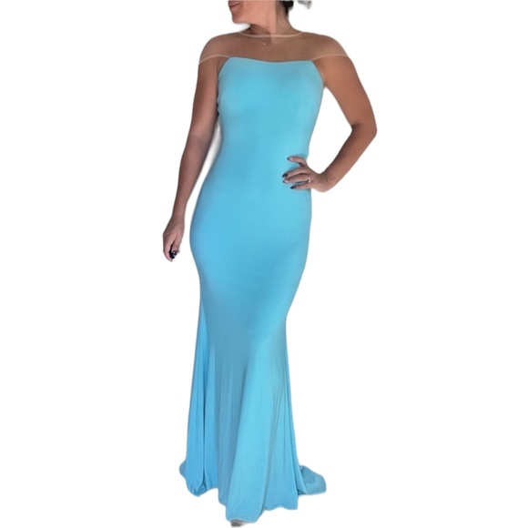 Jovani Gown Light Blue - Picture 1 of 4